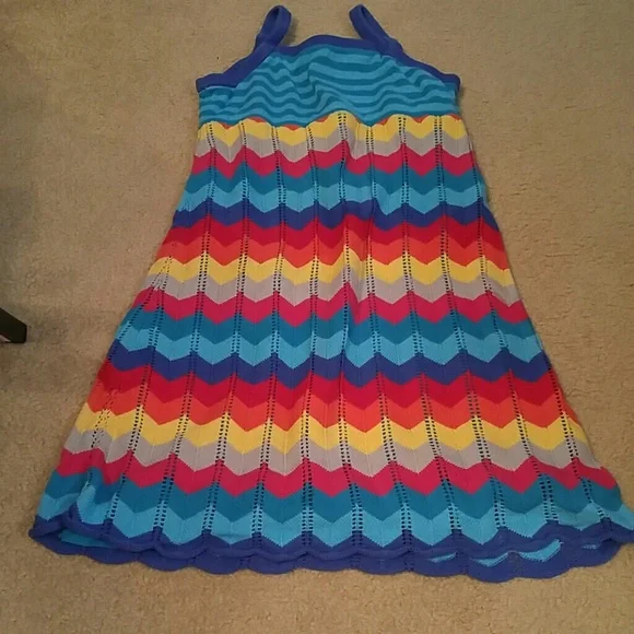 Hanna Andersson Knit Sleeveless Dress Sz 140 (10-12) - Picture 1 of 4